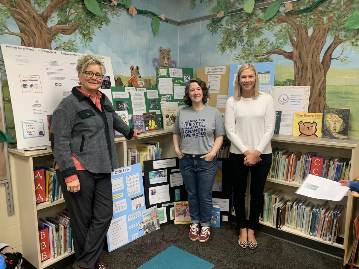 Kicking off Disability Book Awareness Week! So much to learn ⁦@Bviewlibrary⁩ #disabilitybookweek #inclusion #itsworthit ⁦@aadrean⁩