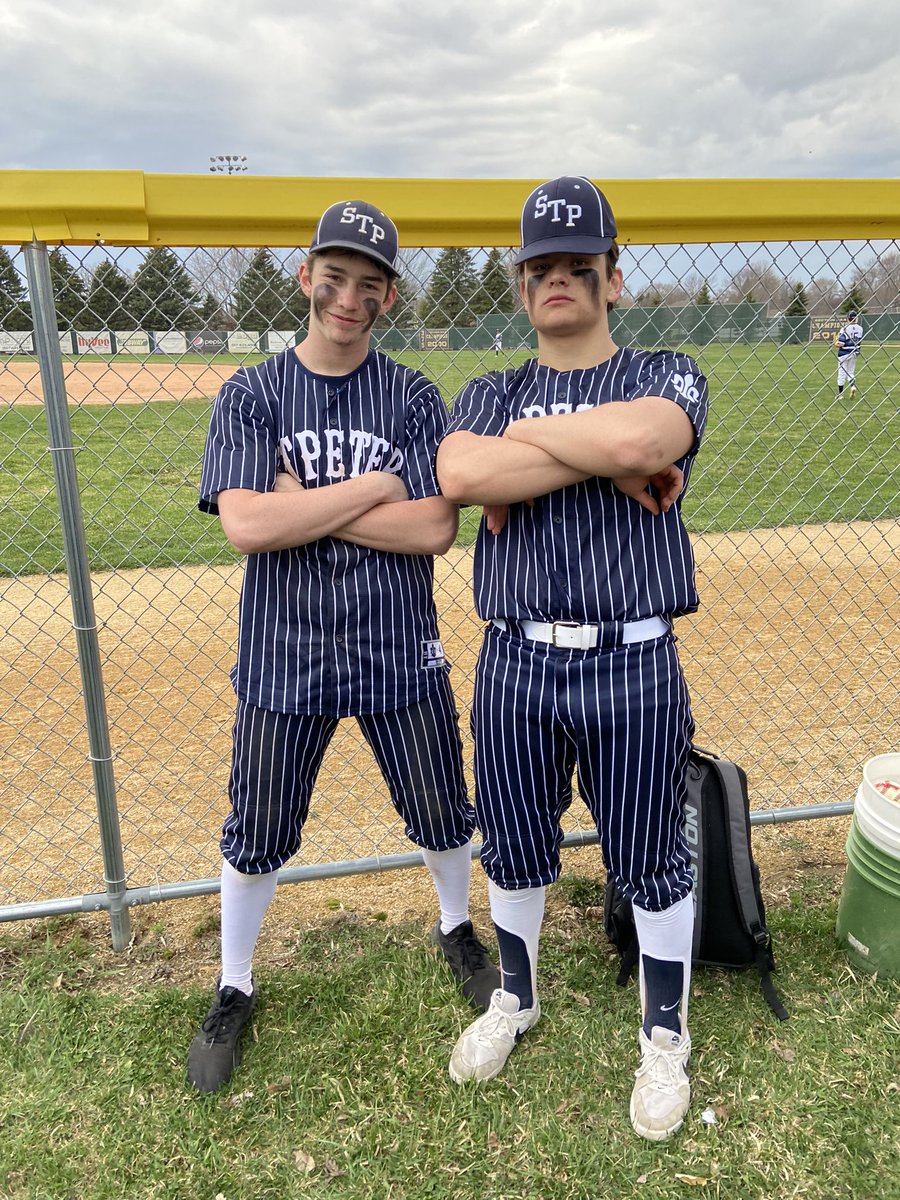 stp_hs's tweet image. Saints host Hutch at Vets!! First pitch scheduled for 5:00!! The boys are ready to go!! #HomeOpener