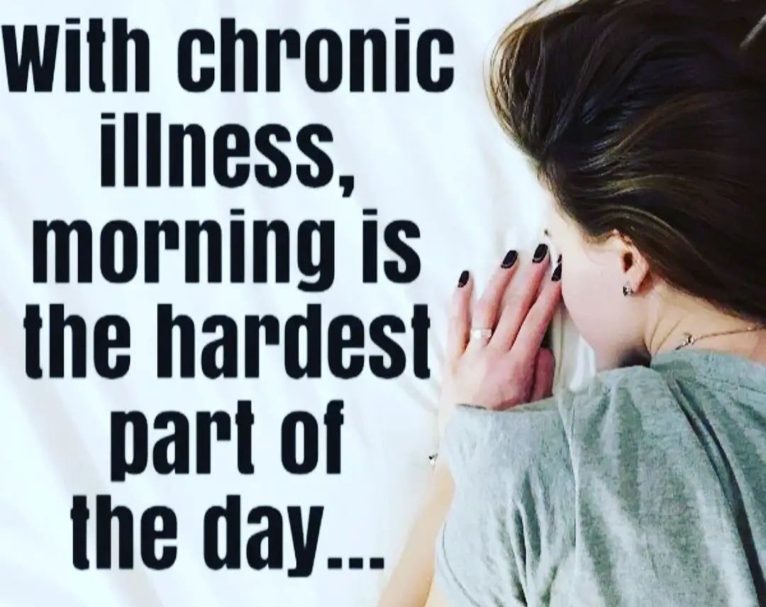 Mornings can be difficult
for the chronically ill... #morningstiffness
#achesandpains #morningswithfibro #morningswithcfs #fibromyalgia #CFSME #fibrosupportbymonica
