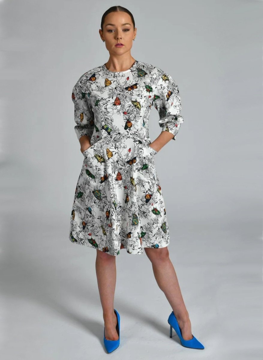 CIFDtweets's tweet photo. Butterflies from #ejaygriffin #irishfashion #dress #print #butterflyprint #smartcasual #dresswithpockets #slowfashion #sustainablefashion #madetoorder #irishfashionart #ejaygriffin #irishdesign #CIFD https://t.co/5IrbarTDbG