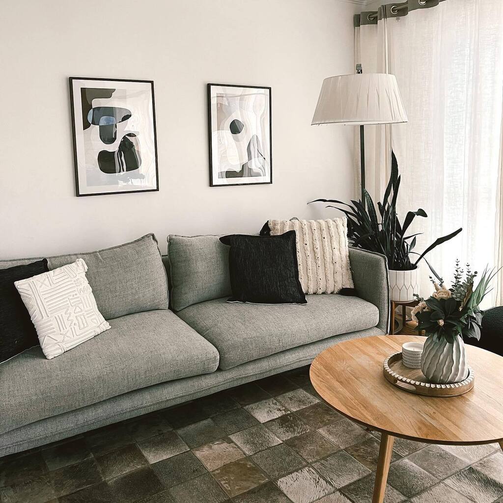 Our new place is taking shape. I love how our living space is starting to feel cozy! It’s funny how just hanging up artwork really changes a space, what do you think of our new prints?

Use my code LESLIE35OFF for 35% off prints on <a href="/desenio/">Стацюк Денис</a>, excluding pe… instagr.am/p/CrbZaNvJLlH/