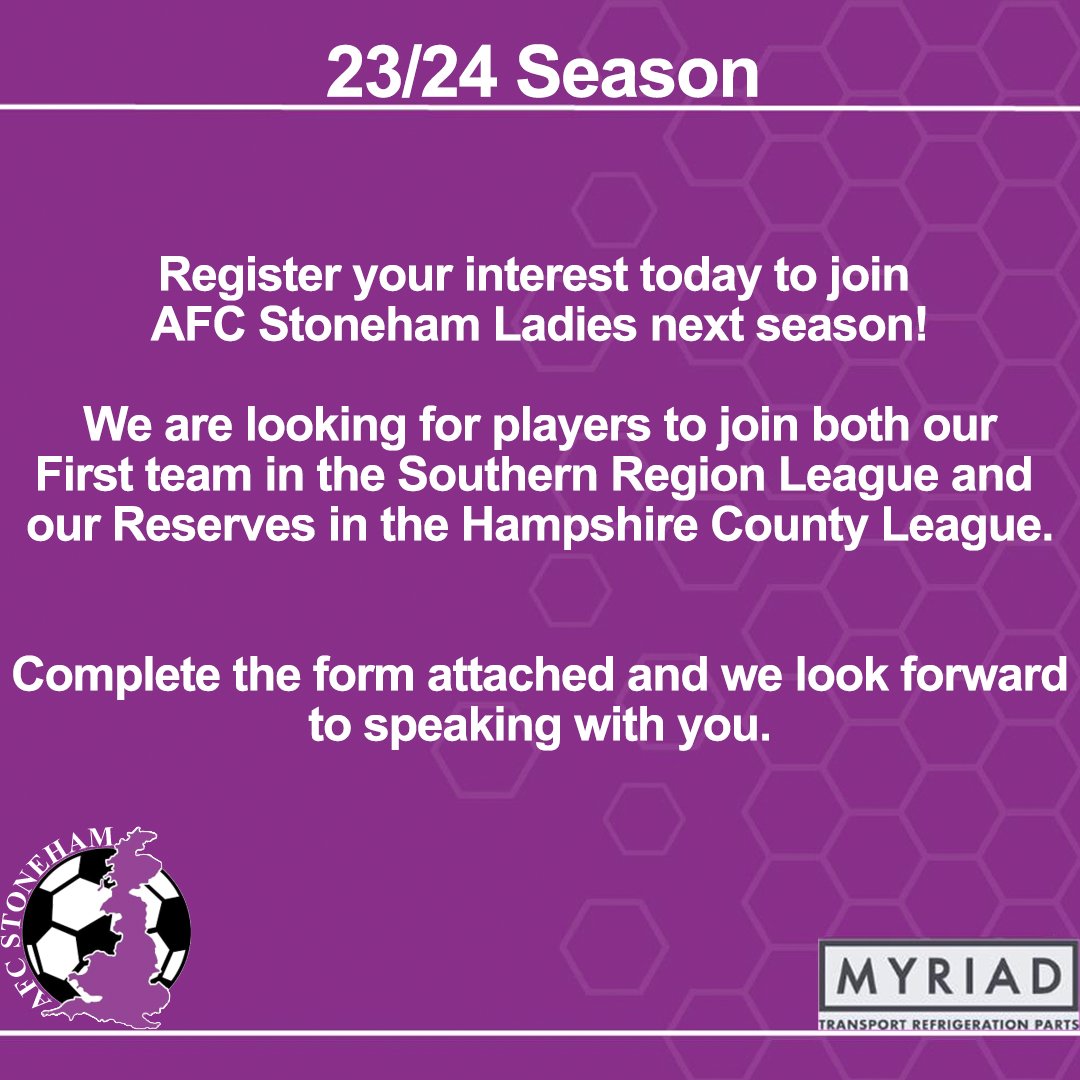 AFC Stoneham Ladies tweet media