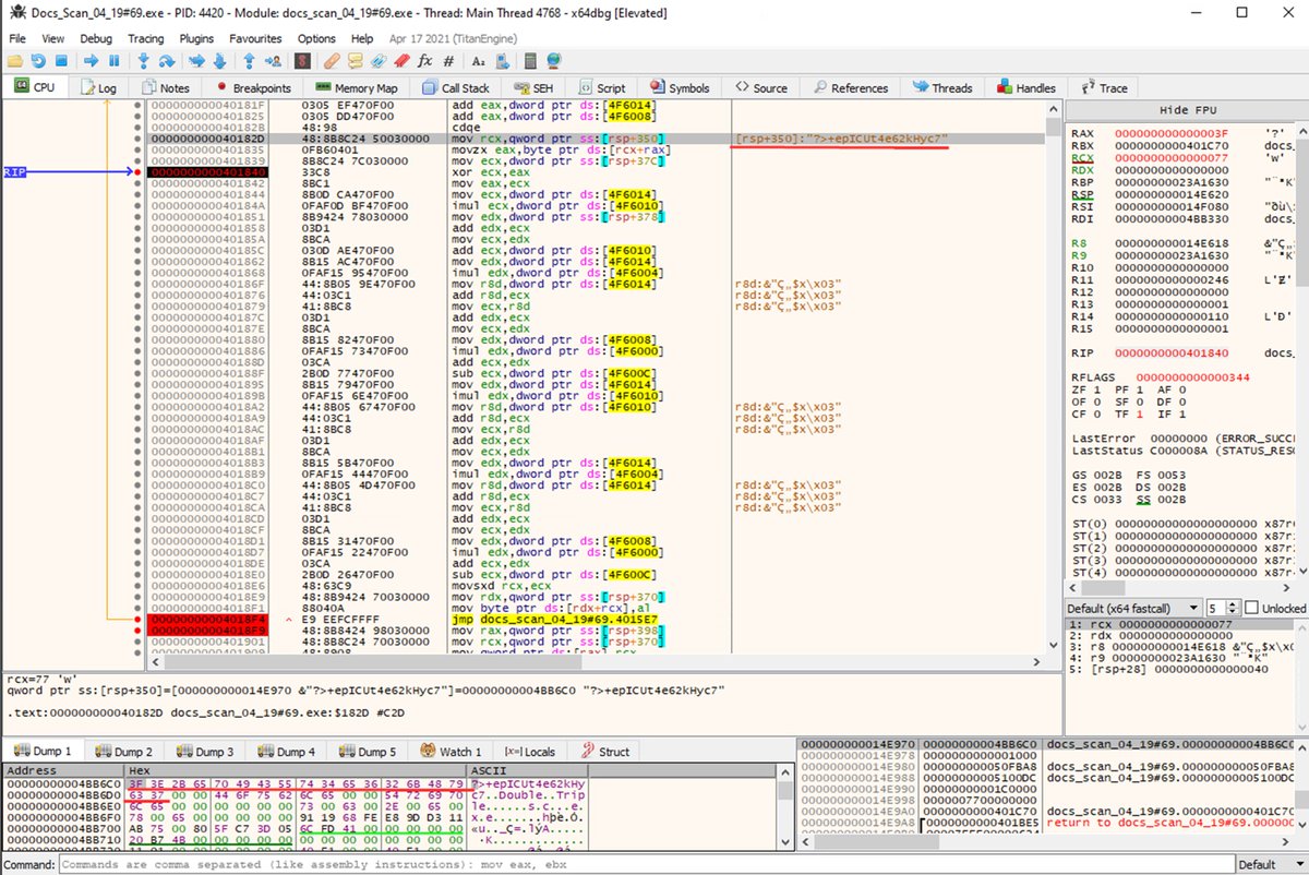 Max_Mal_'s tweet image. #IcedID (#Bokbot) resource section #MalwareAnalysis

2 resources with high entropy❓
[+] resources contain string pattern

NtAllocateVirtualMemory [create new pages RWX] &amp;gt; jmp with XOR (contains string pattern + resources)
[+] StringP = XOR key
[+] resource decoded to DLL loader