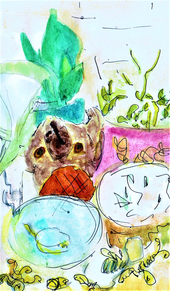 madeleinemaste4's tweet image. some of my favourite flowers grow wild and hoping for a bluebell or two has come with me.  In the meantime Spring has found the bench with Robin
holding some tulips and other plants reaching up too.
#apriltime 🌿☀️🏡🌷