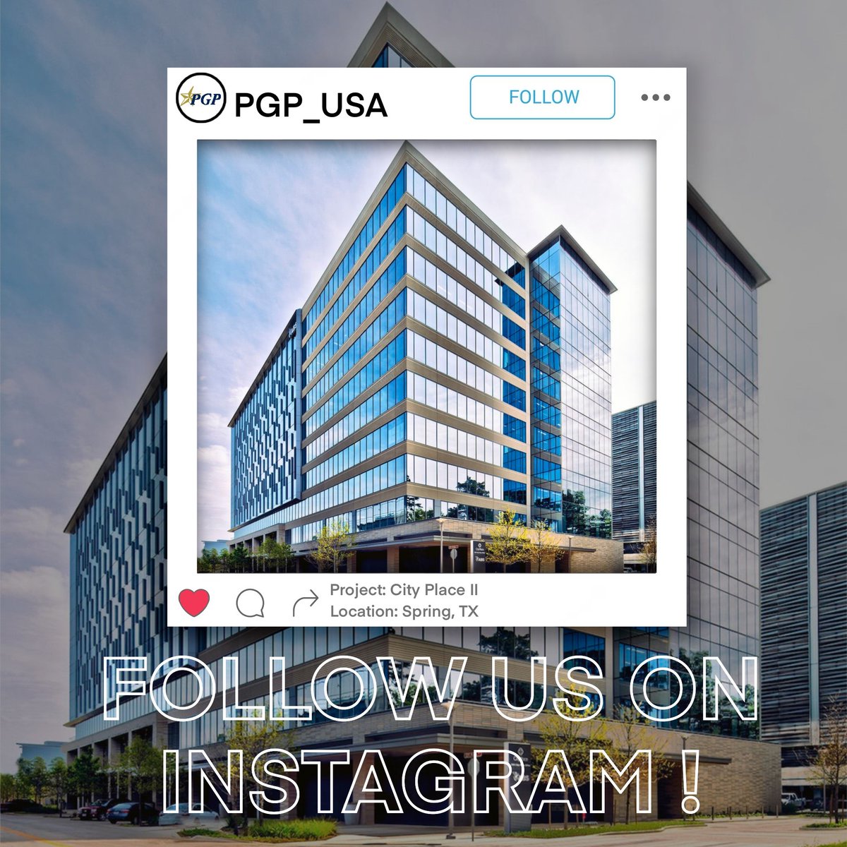 Follow @PGPUSA on Instagram for latest project photos, details, and upcoming events! instagram.com/pgp_usa/