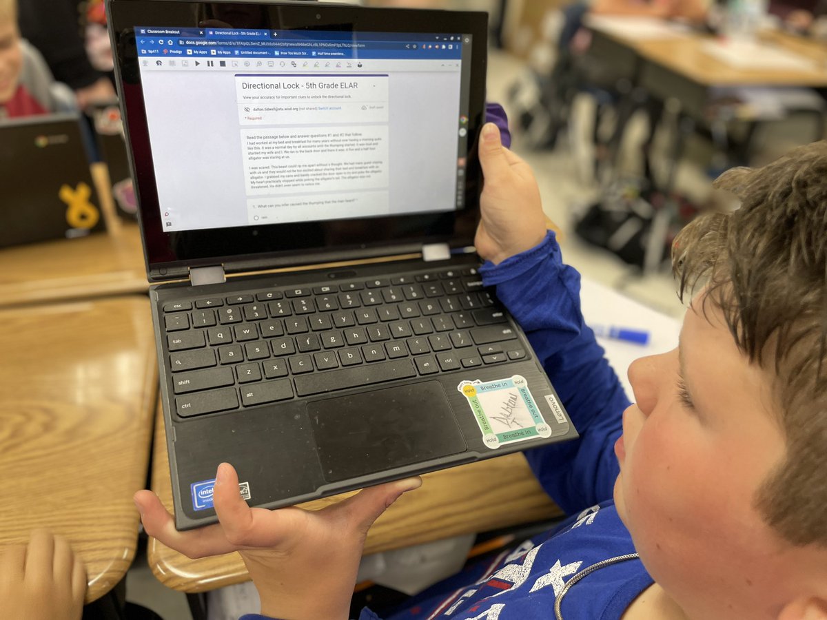 Mrs. Bowman &amp; Mrs. Camacho are bringing novelty, critical thinking, and collaboration to their classroom STAAR reviews by using digital breakouts. Teams are motivated to earn prizes as well. Great job 5th grade! <a href="/ShackelfordWISD/">Shackelford Elem.</a> <a href="/WaxahachieISD/">Waxahachie ISD</a> #limitless