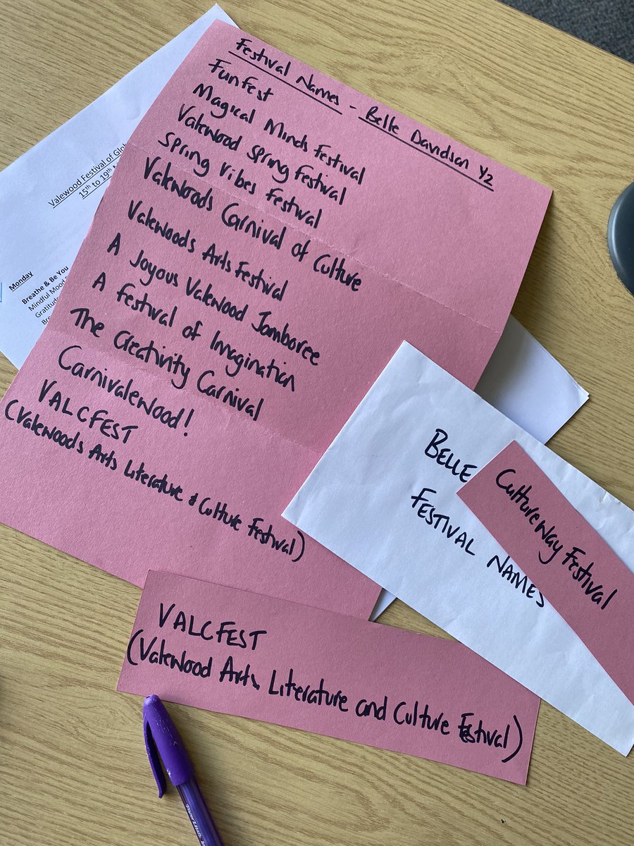 ValewoodPrimary's tweet photo. Thank you to all our👫&amp; families for your suggestions. Naming our 2nd, multi-cultural, Arts &amp; Literacy Festival has caused quite a stir! Still time to get involved. Thanks to @northwallproperty for sponsoring prizes worth £100! Get your entries in by this Friday💕🌳🎪🎭🎤🤸🏽‍♂️🩰🥁🖼 https://t.co/3JWri9coK6