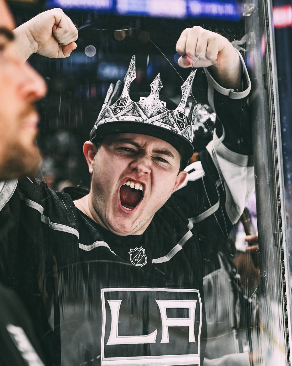 LAKings's tweet photo. You guys ROCKED @cryptocomarena this weekend 🖤

See you again for Game 6 😤 https://t.co/ZfIfZsRxMT