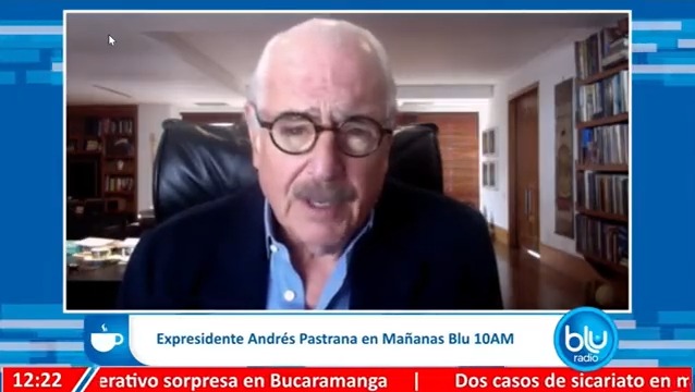 Reporte Ya on Twitter: "#24Abr #Declaraciones “Hoy el que está actuando  como canciller de Maduro es Petro”: expresidente Andrés Pastrana -  @BluRadioCo https://t.co/dpuktOsBnM" / Twitter