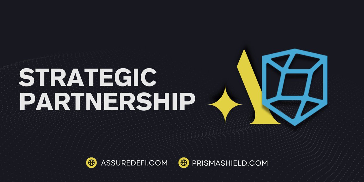 AssureDefi's tweet image. Today we are happy to announce a new strategic partnership with @PrismaShield.

They will be joining our Assure Network and offering their Deep Logic Audits to our verified clients 🔥

Assure DeFi, The Verification Gold Standard ✨✅