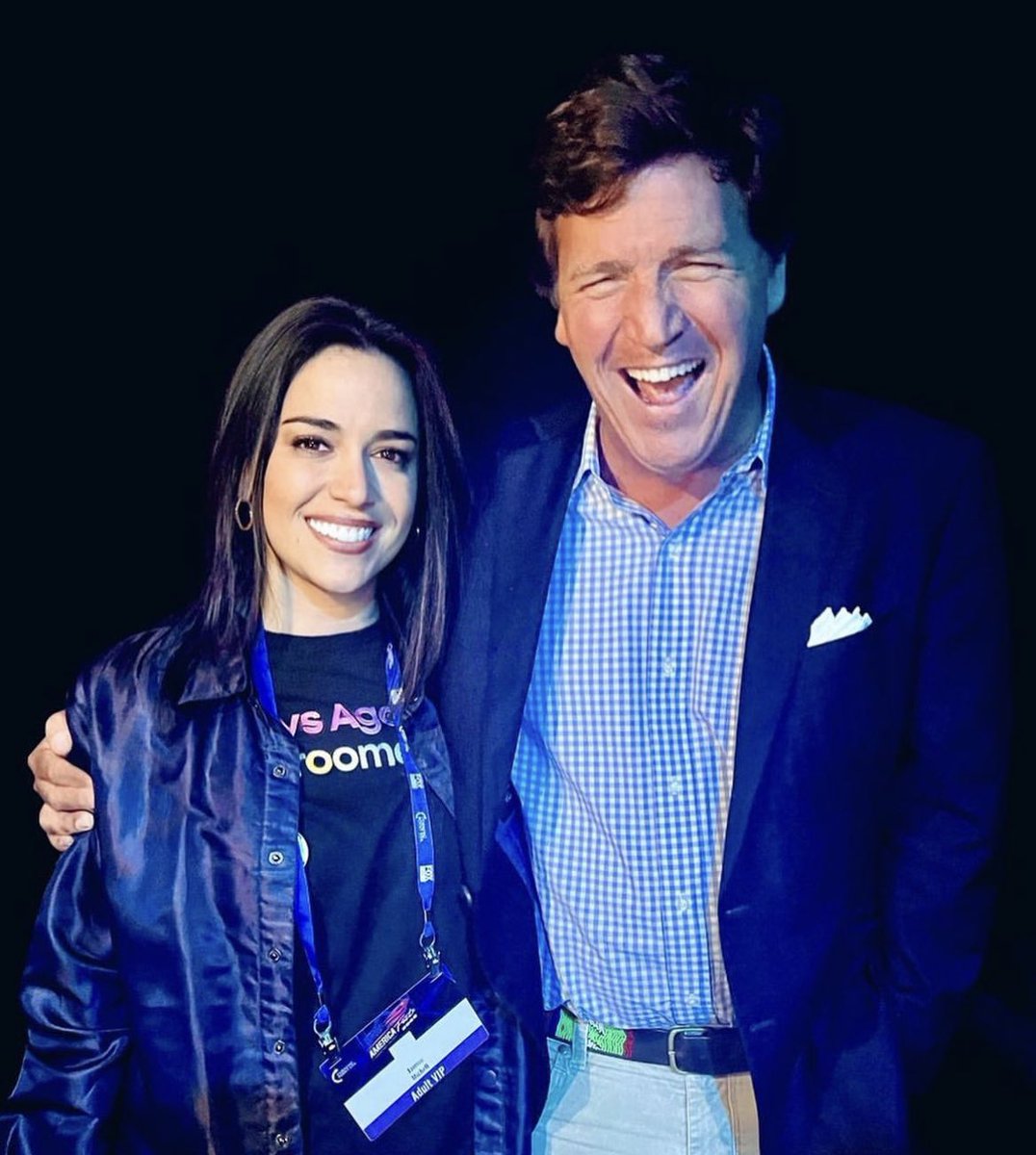 JaimeeUSA's tweet photo. Tucker Carlson is genuinely one of the kindest, most down to earth people I have ever met in my life. When I had the opportunity to meet him a few months ago, he greeted me as if we had been best friends for a lifetime. 

I will forever be grateful to this man for having me on his show just 3 months after I launched @againstgrmrs. He continued to amplify and promote our work by having me on another 3 times after that. He also personally reached out to me and has been offering his support, advice and friendship. He didn’t have to do that, but he saw how critical our voices are in the fight to end the war on children.

Fox News will not continue to exist without him. There is no reason to tune in anymore. But he will thrive and dominate wherever he goes. 

Love you @TuckerCarlson ❤️