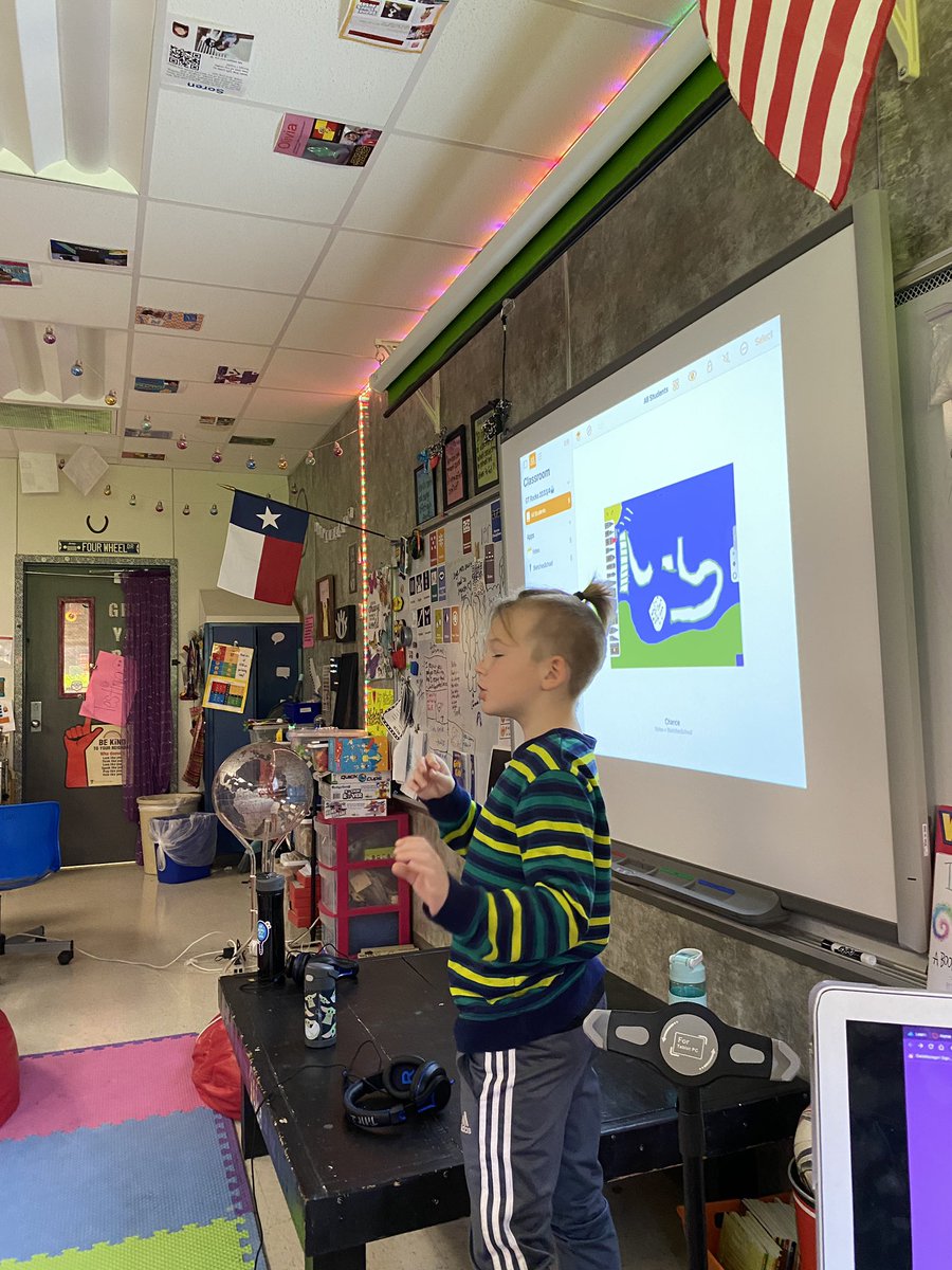 Using SCAMPER with amazing 2nd grade to make some pretty exciting playground changes! Who doesn’t want to add safe foam pits for landings or pools under the monkey bars to prevent broken bones? Love their developing presentation and feedback skills! #lisd_gt <a href="/LISD_GT/">LISD G/T</a> <a href="/EthridgeES/">Ethridge Elementary</a>