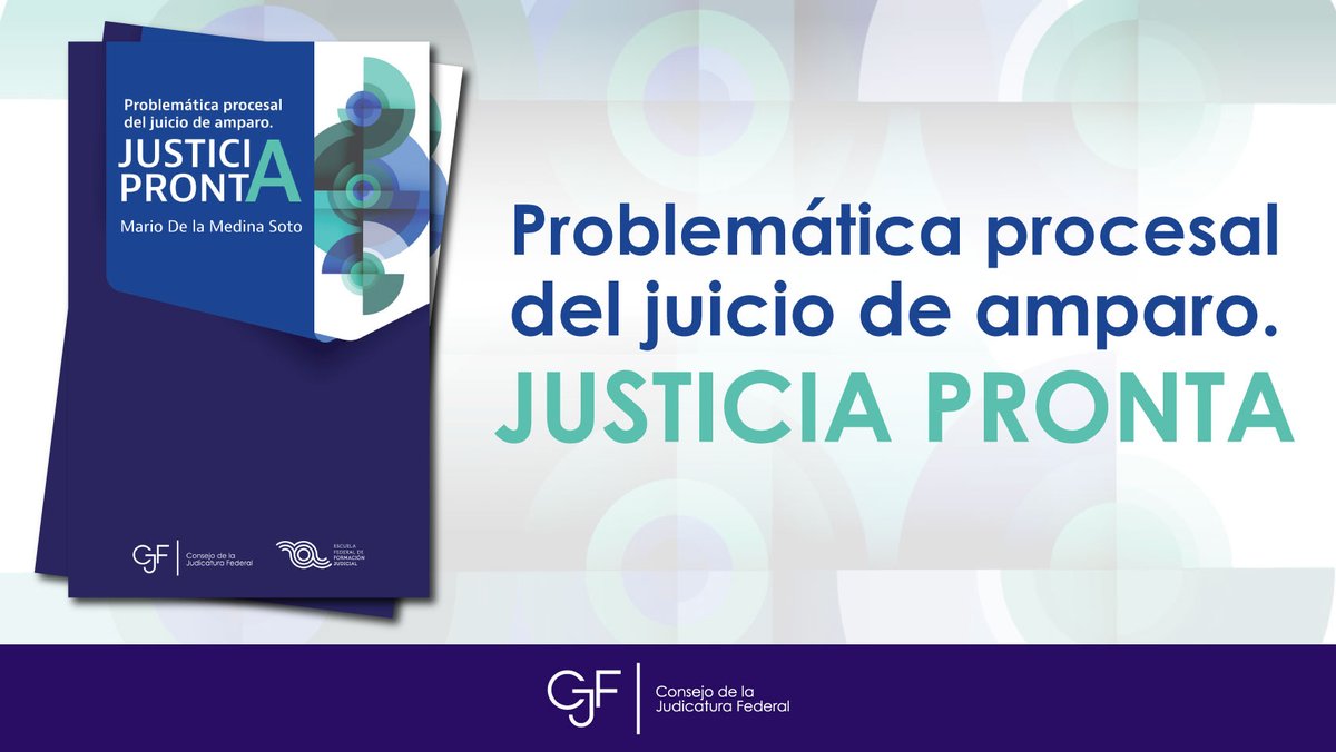 🟦Descarga de forma gratuita el libro "Problemática procesal del juicio de amparo. Justicia pronta", una publicación de la @EFFJ_Mx. 📘

Ingresa en➡ bit.ly/3hhmUER
