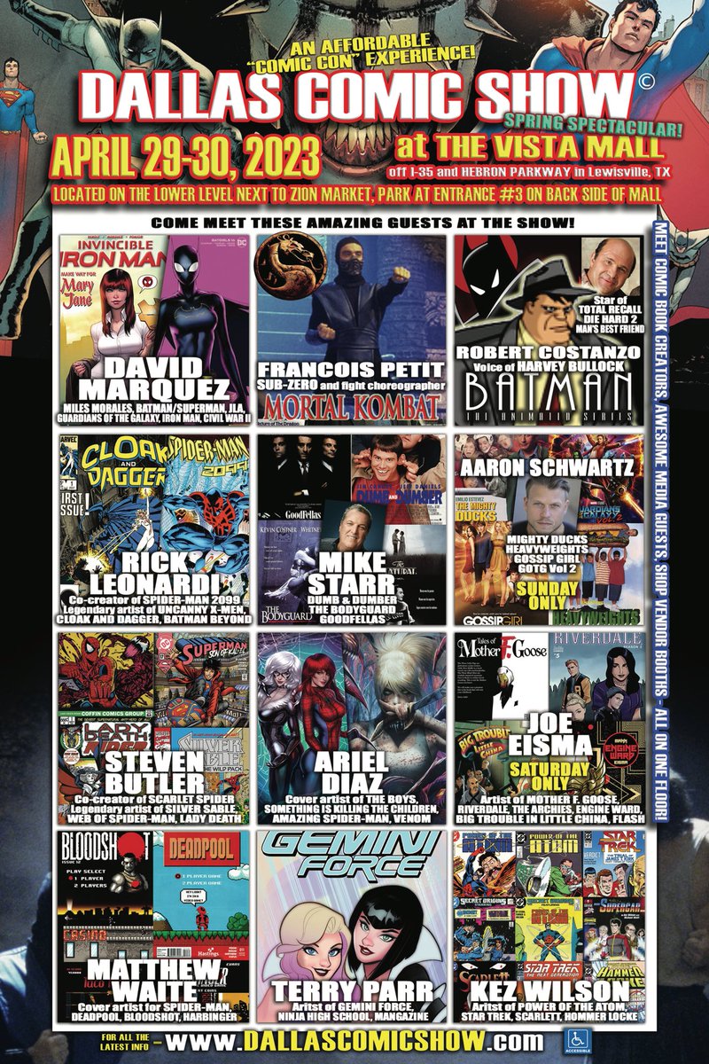 DALLAS COMIC SHOW tweet media