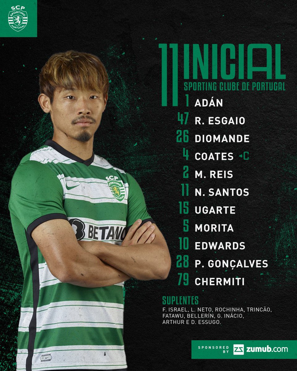 nucleo_scp_bcl's tweet photo. Este é o nosso 𝐎𝐍𝐙𝐄 𝐈𝐍𝐈𝐂𝐈𝐀𝐋 para o jogo de hoje 👥

#VSCSCP #LineUpSCP #DiaDeSporting #SportingCP #NúcleoSCPBarcelos https://t.co/qsGUnXv7b6