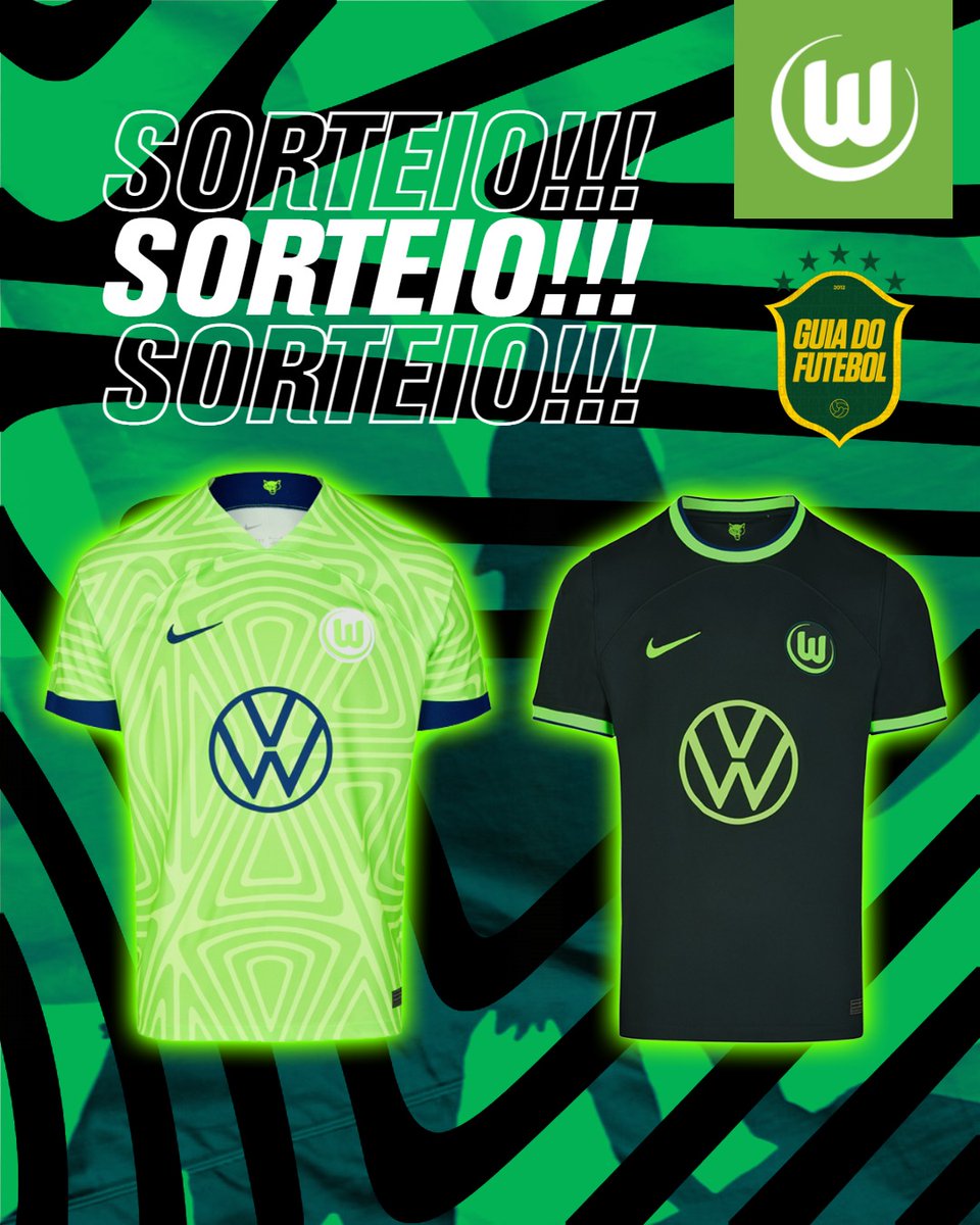 OGuiadoFutebol's tweet photo. 🚨 𝐀𝐓𝐄𝐍𝐂̧𝐀̃𝐎! 🚨

Estaremos sorteando uma camisa oficial dos Lobos do Wolfsburg, da Alemanha! 🐺🇩🇪👕

O resultado será no dia 04/05, não deixe de participar! As regras estão abaixo ⬇️

➡️ Siga o @VfLWolfsburg_PT e @OGuiadoFutebol 
➡️ Dê RT nesse tweet ⬅️

Boa sorte! 🍀 https://t.co/kN4jdDo5C9