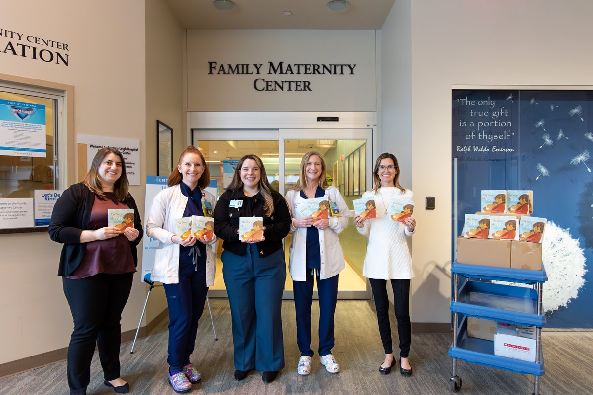 NPSchools_VA's tweet image. The Family Maternity Center at @sentarahealth Leigh Hospital welcomed a special delivery today: boxes of books for babies! NPS Early Learning &amp;amp; Title I will provide 📚 to each of the 3,200 babies born at Leigh. Parents can sign up to receive books until baby turns 5! #readytoread