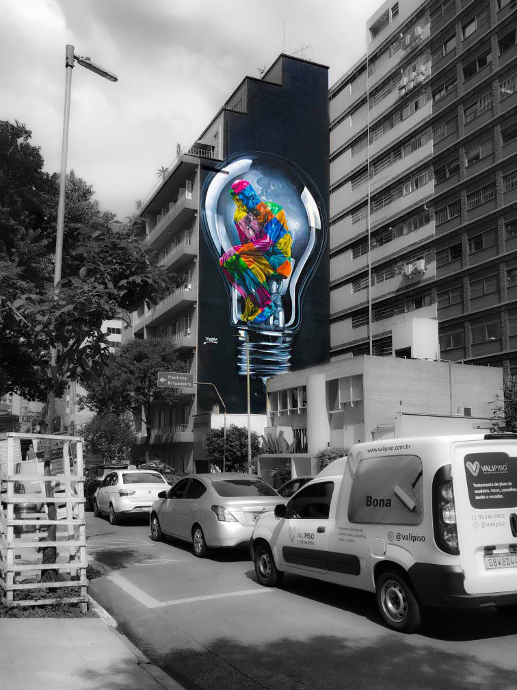 kobrastreetart's tweet photo. Seja luz https://t.co/XxZqxfehb2