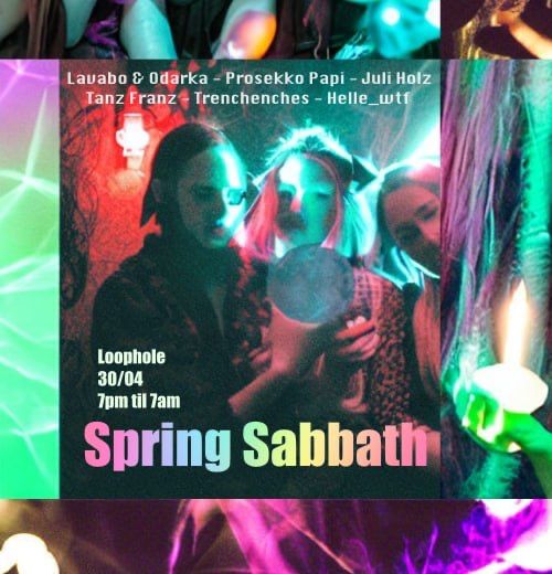 JuliHolz's tweet photo. We are welcoming spring at Loophole this Sunday, come plenty

#spring #party #concert #berlin #witches #electro #electronica https://t.co/UlLDvOB21W