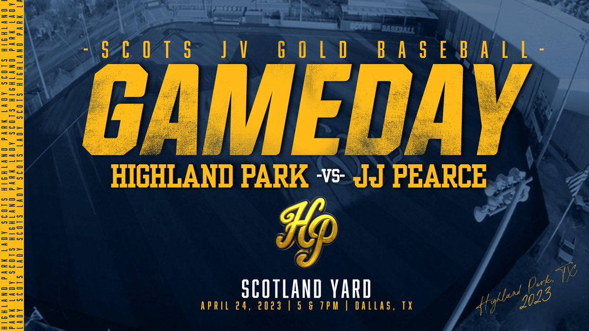 scotsathletics's tweet photo. IT'S GAMEDAY!! Good luck to the Scots JV Gold Baseball team today in their last games of the season. #ScotsBaseball⚾ #MenInPins @HPScotsBaseball @CoachCorbett10 https://t.co/hrpc33LHBY