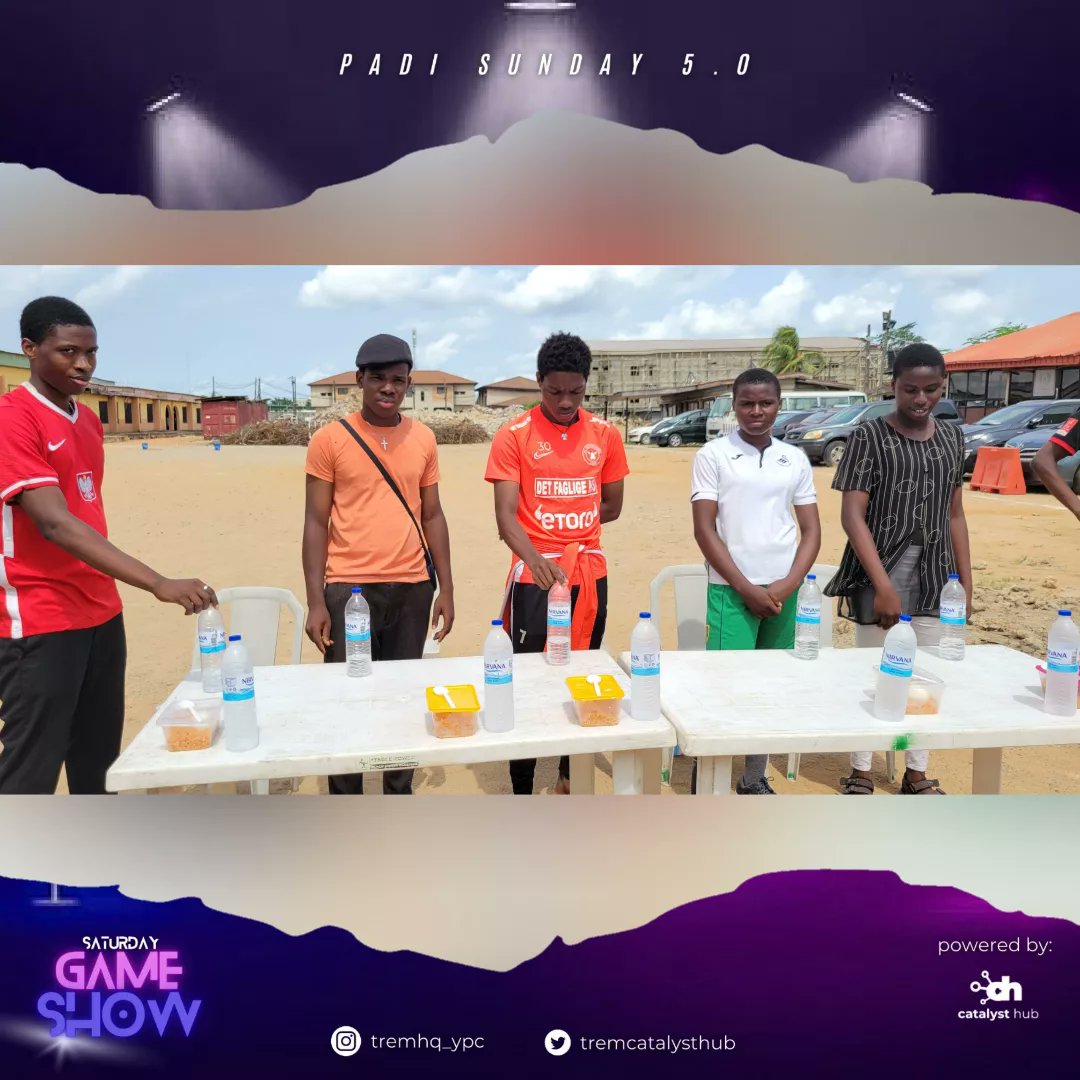 tremcatalysthub's tweet photo. The food eating competition had a lot of angry faces and hungry bellies😂😂.. They didn't come here to joke..
.
.
.
#Padisunday
#Agape
#TREM
#explore
#food
#foodeating https://t.co/icqY9DB7wb