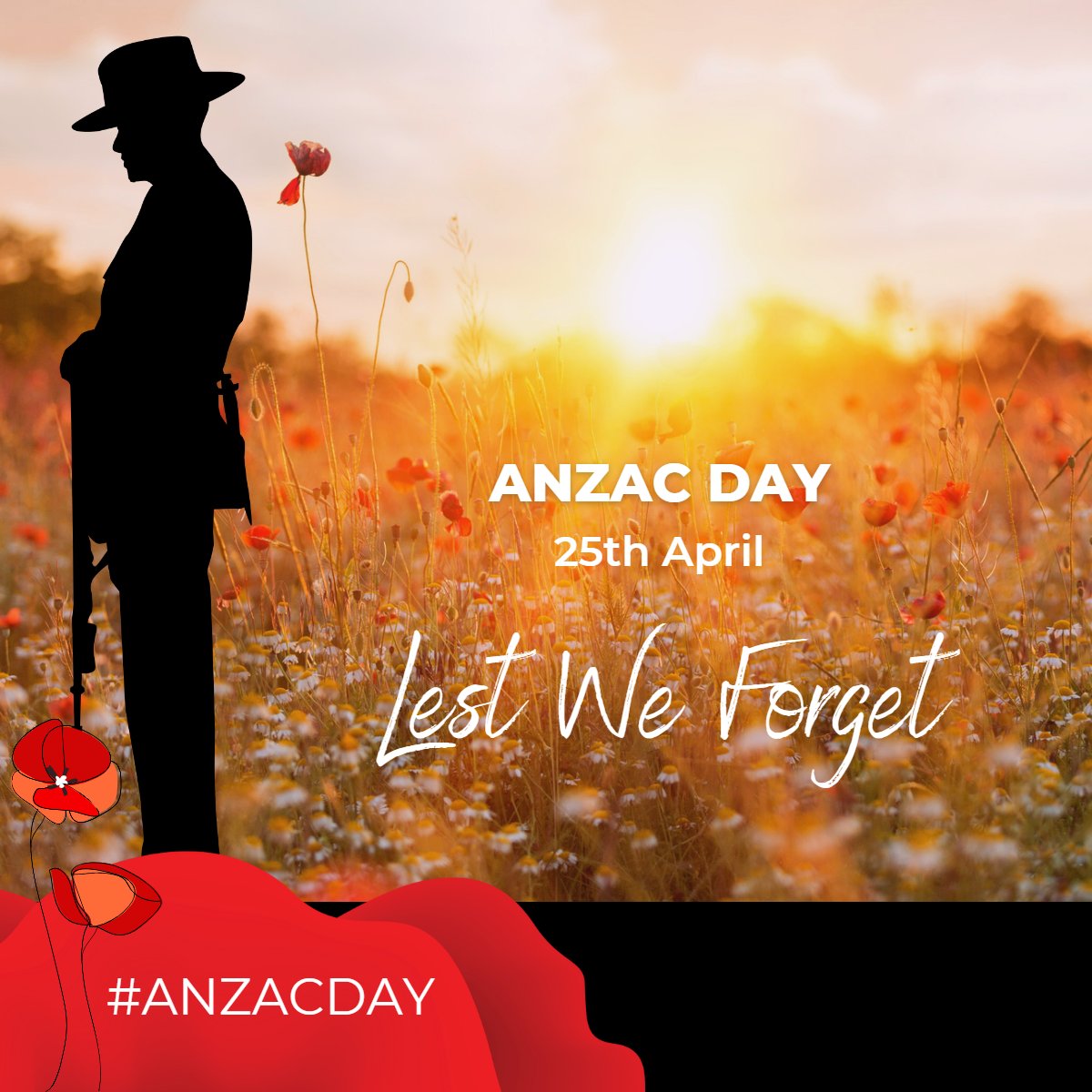 They shall grow not old,
as we that are left grow old;
Age shall not weary them,
nor the years condemn.
At the going down of the sun
and in the morning
We will remember them.

Lest we forget.

#anzacday