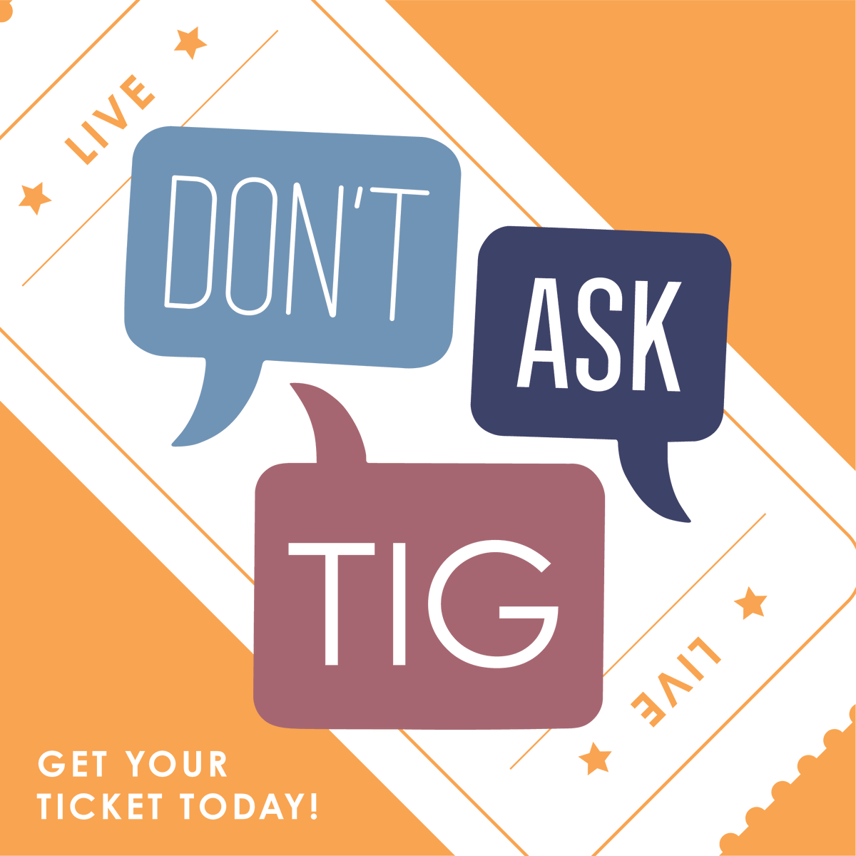 ⏰Just a few hours left to get your ticket for tonight’s LIVE Don’t Ask Tig with @marcmaron & @TigNotaro! Can’t attend in real-time? Don’t worry! The show will be recorded and available to ticket holders for viewing after the event. Tickets 🎟🎟🎟: support.americanpublicmedia.org/dontasktig-eve…