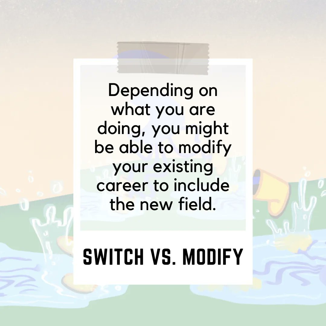 Before deciding to switch scientific fields, it is IMPORTANT to first clarify two concepts: Hobby vs Career and Switch vs Modify.

Learn more: buff.ly/3MOxDE6

#stemeducation #stemcareers #careeradvice #careertips #careerchange #careerswitch #academicchatter #phdchat