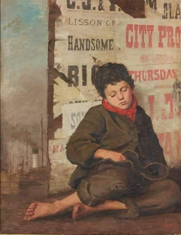 Arteymas_'s tweet photo. "Cansado" (c.1888) óleo sobre lienzo de la pintora australiana Florence Ada Fuller (1867-1946).

Medidas:91,3x71,4 cm.
Colección Privada. https://t.co/E36RHpB9AV