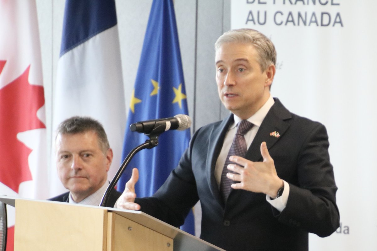 sretailleau's tweet photo. Le Comité mixte 🇨🇦🇫🇷 en science, technologie et innovation est officiellement lancé !

Il va d'ores et déjà permettre 1er un appel à propositions à travers nos 2 agences nationales @AgenceRecherche et @CRSNG_NSERC, sur 2 priorités stratégiques : l'IA et les sciences quantiques. https://t.co/ecVIuE38Y5