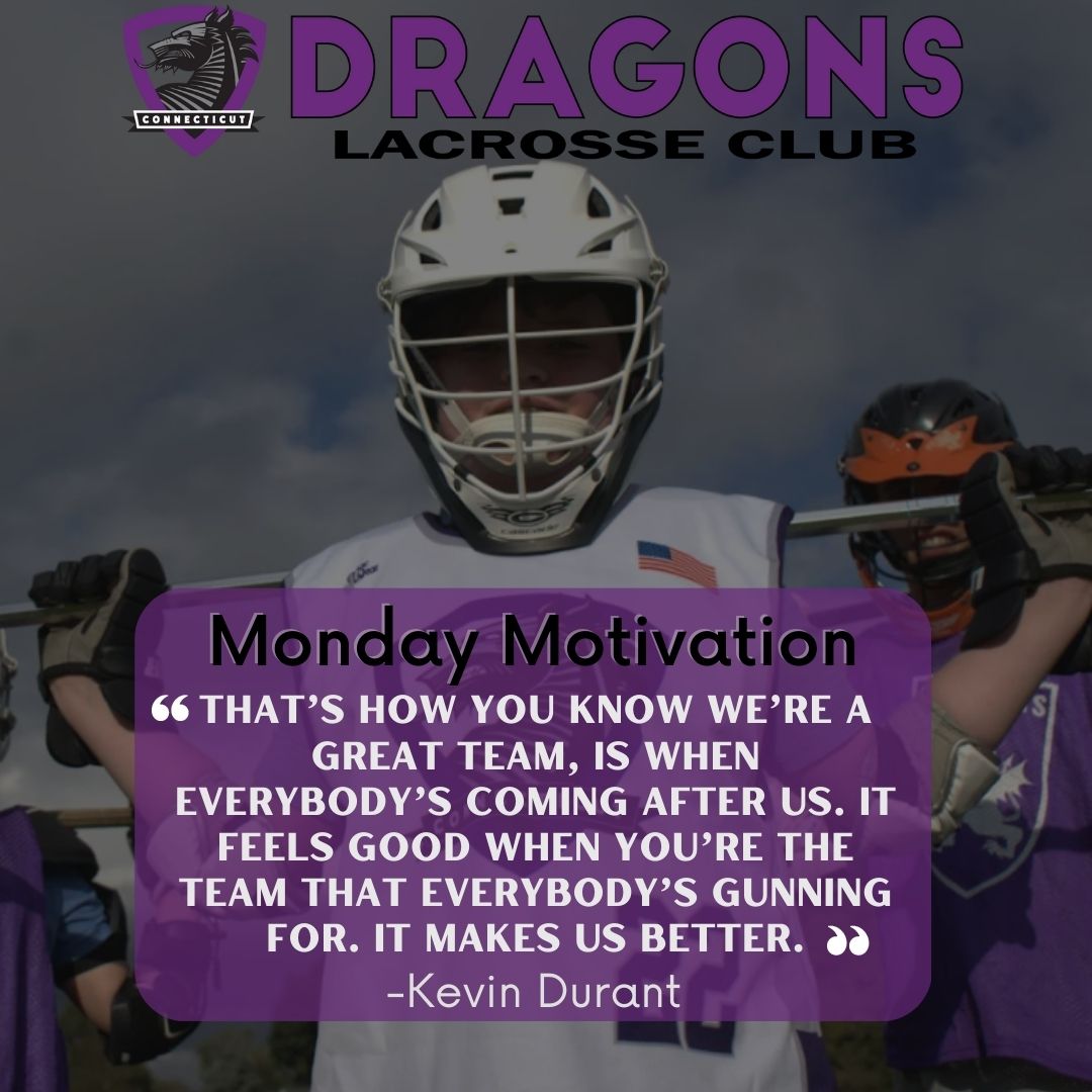 ✨Motivational Monday✨

Taking on challenges with your teammates only makes you a better team!!

#MondayMotivation #MotivationalQuotes #LacrosseMotivation #LaxClub #LacrosseClub #MotivationalMonday #AthleteQuotes #SportsMotivation #DragonsLacrosseClub  #TeamMates