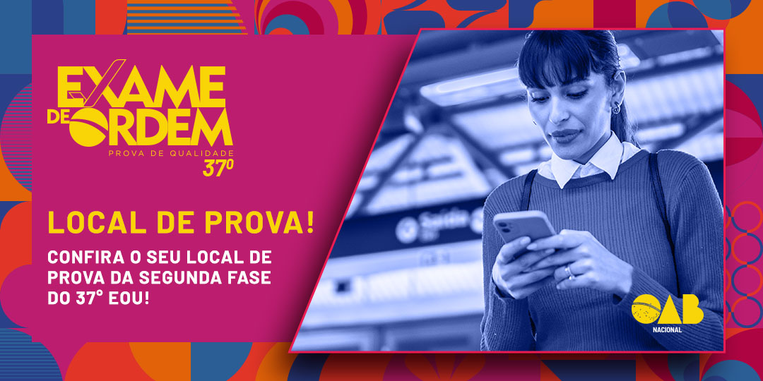 CFOAB's tweet photo. 🗓️ Domingo (30/04) é dia da segunda fase da 37ª edição do #ExameDaOrdem.

Todos prontos? 🤩🤓

📍 Os locais de prova já foram divulgados!

🔗 Confira o seu: https://t.co/KFHzPBqo4h

#OAB #OABNacional #ProvaDaOAB  #Direito #EstudanteDeDireito #FuturoAdvogado #FuturaAdvogada https://t.co/28XV631kNb