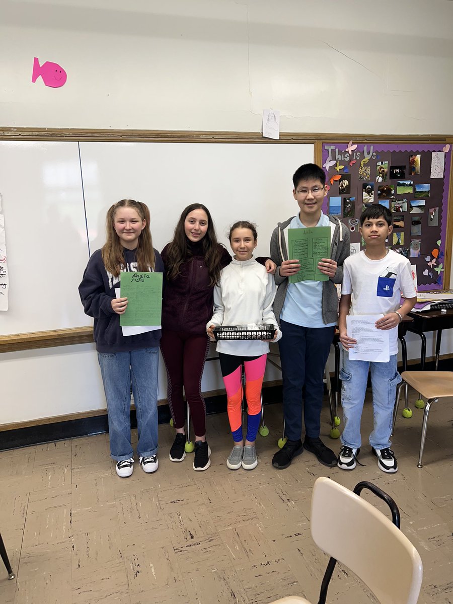 ELLPeqPanthers's tweet photo. PV ELLs put on their first play; restaurant themed! They worked hard to create their script and menus reflecting their cultures. Thank you to @MrJBermudez for coming to watch! AHDIA (each student combined for the  name) #pantherpride 🧑🏻‍🍳👩🏼‍🍳👨🏽‍🍳🍴🥢 @PVPantherPride @MichaelPortas https://t.co/sCL6gcHguB