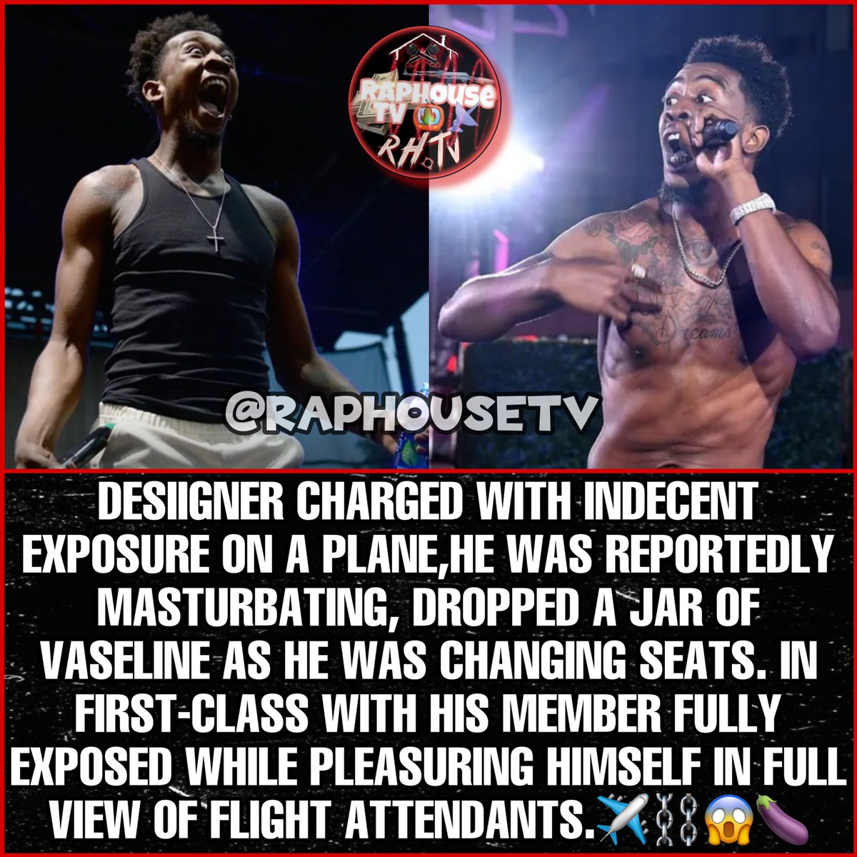 Raphousetv Rhtv On Twitter Desiigner Charged With Indecent Exposure