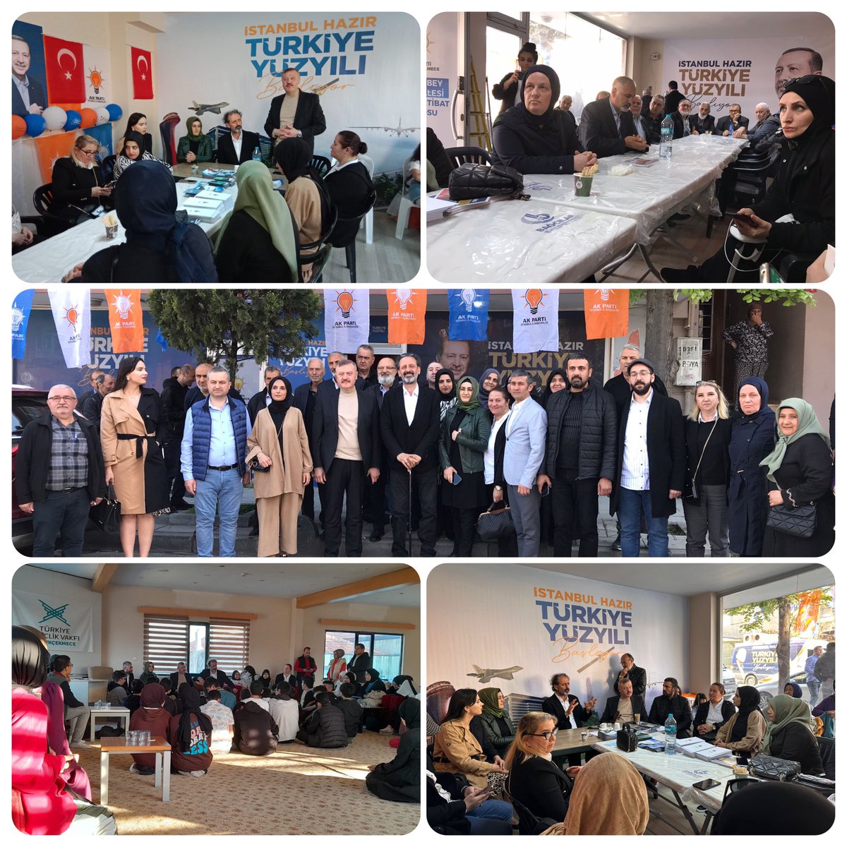 SIDDIK ÖZGENÇ 🇹🇷 (@siddik_ozgenc) on Twitter photo Mv. adayımız Sn. <a href="/YucelArzen/">Yücel Arzen HACIOĞULLARI</a> ile mahalle teşkilatımızın hazırladığı programda Tevfikbey Mahallemizdeki vatandaşlarımız ile buluştuk. Hasbihal ettik. Cumhurbaşkanımız Sn. <a href="/RTErdogan/">Recep Tayyip Erdoğan</a> ‘ın selamlarını ilettik.
<a href="/akpartiistanbul/">AK Parti İstanbul</a> <a href="/AkKcekmece/">AK Parti Küçükçekmece</a> <a href="/basaksehirozlem/">Özlem Erol 🇹🇷</a> <a href="/metinkrkc1/">Metin Çıkrıkçı</a> <a href="/a_sagcan/">Abdurrahman SAĞCAN</a> Mv. adayımız Sn. <a href="/YucelArzen/">Yücel Arzen HACIOĞULLARI</a> ile mahalle teşkilatımızın hazırladığı programda Tevfikbey Mahallemizdeki vatandaşlarımız ile buluştuk. Hasbihal ettik. Cumhurbaşkanımız Sn. <a href="/RTErdogan/">Recep Tayyip Erdoğan</a> ‘ın selamlarını ilettik.
<a href="/akpartiistanbul/">AK Parti İstanbul</a> <a href="/AkKcekmece/">AK Parti Küçükçekmece</a> <a href="/basaksehirozlem/">Özlem Erol 🇹🇷</a> <a href="/metinkrkc1/">Metin Çıkrıkçı</a> <a href="/a_sagcan/">Abdurrahman SAĞCAN</a>