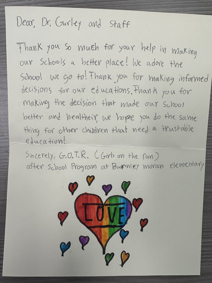 Royal A. Gurley, Jr., Ed.D. (@royalgurley) on Twitter photo Thank you to the Girls on the Run Club at <a href="/BMESBobcats/">Burnley-Moran ES</a> for this thoughtful note! We appreciate you and we see you! You matter! <a href="/CvilleSchools/">Charlottesville City Schools</a> #BetterTogetherCCS Thank you to the Girls on the Run Club at <a href="/BMESBobcats/">Burnley-Moran ES</a> for this thoughtful note! We appreciate you and we see you! You matter! <a href="/CvilleSchools/">Charlottesville City Schools</a> #BetterTogetherCCS