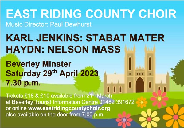 JMGSings's tweet photo. It’s a #concert week and I’m thrilled to be performing Haydn’s Nelson Mass with East Riding County Choir and orchestra at Beverley Minster on Saturday. https://t.co/PQRCL7CeVN