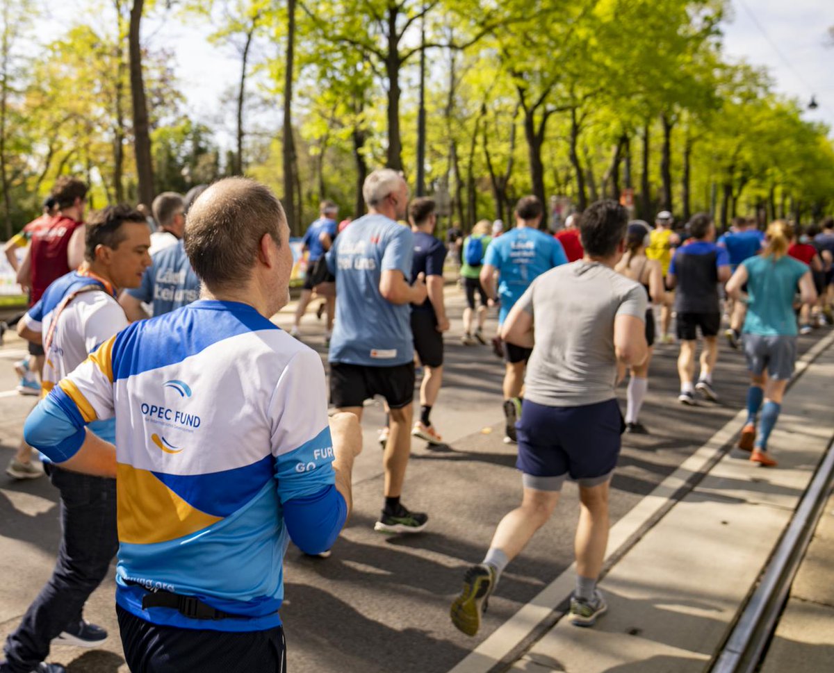 TheOPECFund's tweet photo. What a weekend! 🤩 Here are some impressions from #VCM2023 📸 #GoFurtherGoTogether #TogetherWeRun #40VCM @Vienna_Marathon #OPECFundInAustria https://t.co/d8gLUrUbVa