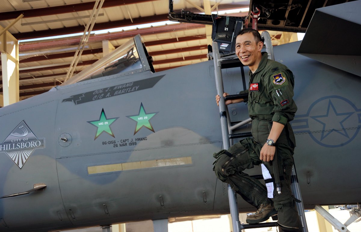 AFmuseum's tweet photo. Tomorrow on April 25, visitors can view the F-15C(sn 86-0156) as it lands at the National Museum of the U.S. Air Force! Visitors can view from the fence line behind Memorial Park. The aircraft is scheduled to land at approximately 11am (subject to change). #AvGeek #F15 https://t.co/nEf1qK1vnb