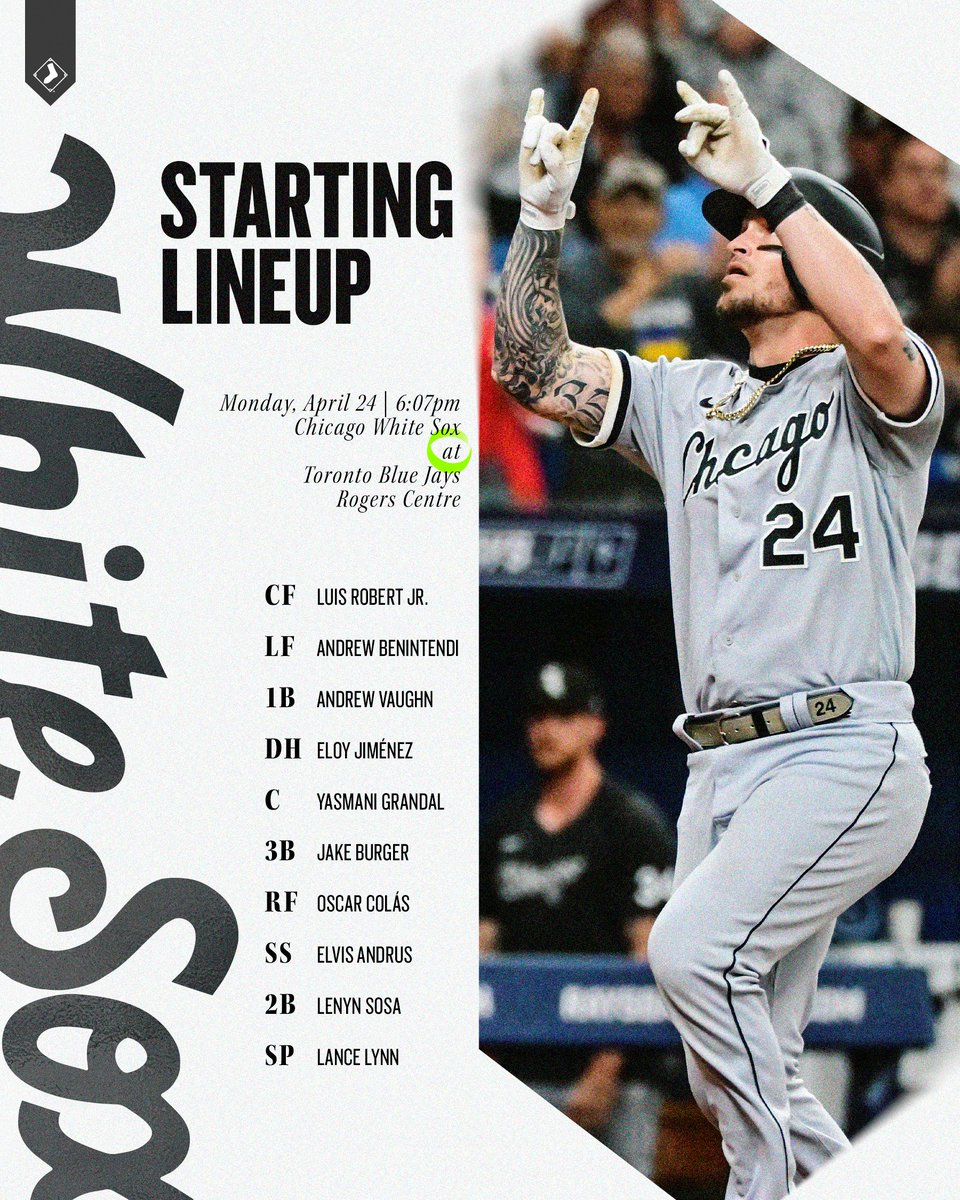 Chicago White Sox on Twitter "Tonight's WhiteSox starters in Toronto"