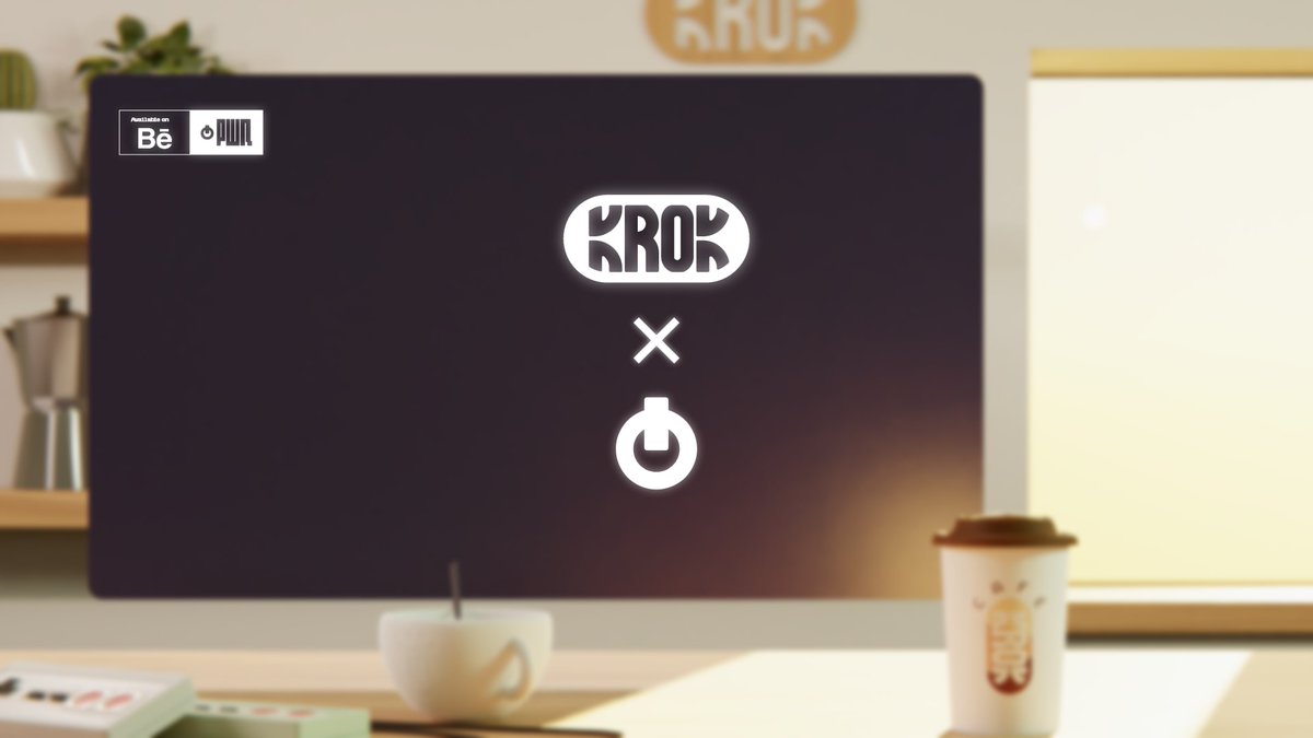 PWR_Collectif's tweet photo. L'été dernier, @Krok_esport nous a fait confiance pour refaire son logo et des assets de stream.

On a voulu se démarquer lors de la réalisation avec des rendus en 3D pour l'émission Café Krok. ☕️

Les détails du projet sur Behance ci-dessous ! https://t.co/wXTtHLmJ33