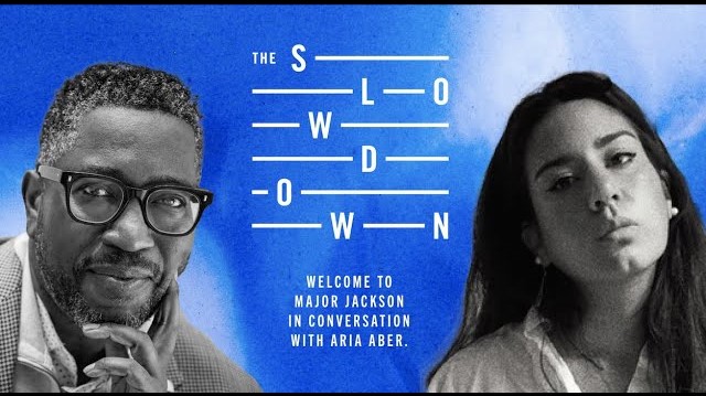 #ClipOfTheDay: Poet and producer of @slowdownshow Myka Kielbon introduces a special episode featuring a conversation with host @Poet_Major and poet @AriaAber, author of the Whiting Award–winning collection, Hard Damage. at.pw.org/Slowdown