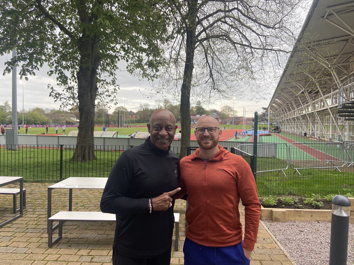 Just another day at Loughborough University breaking bread w/one of our 2021 Para Olympic Gold Medal winning athletes Dan Pembroke! Oh, and he set an Para Olympic record in the Javelin as well!