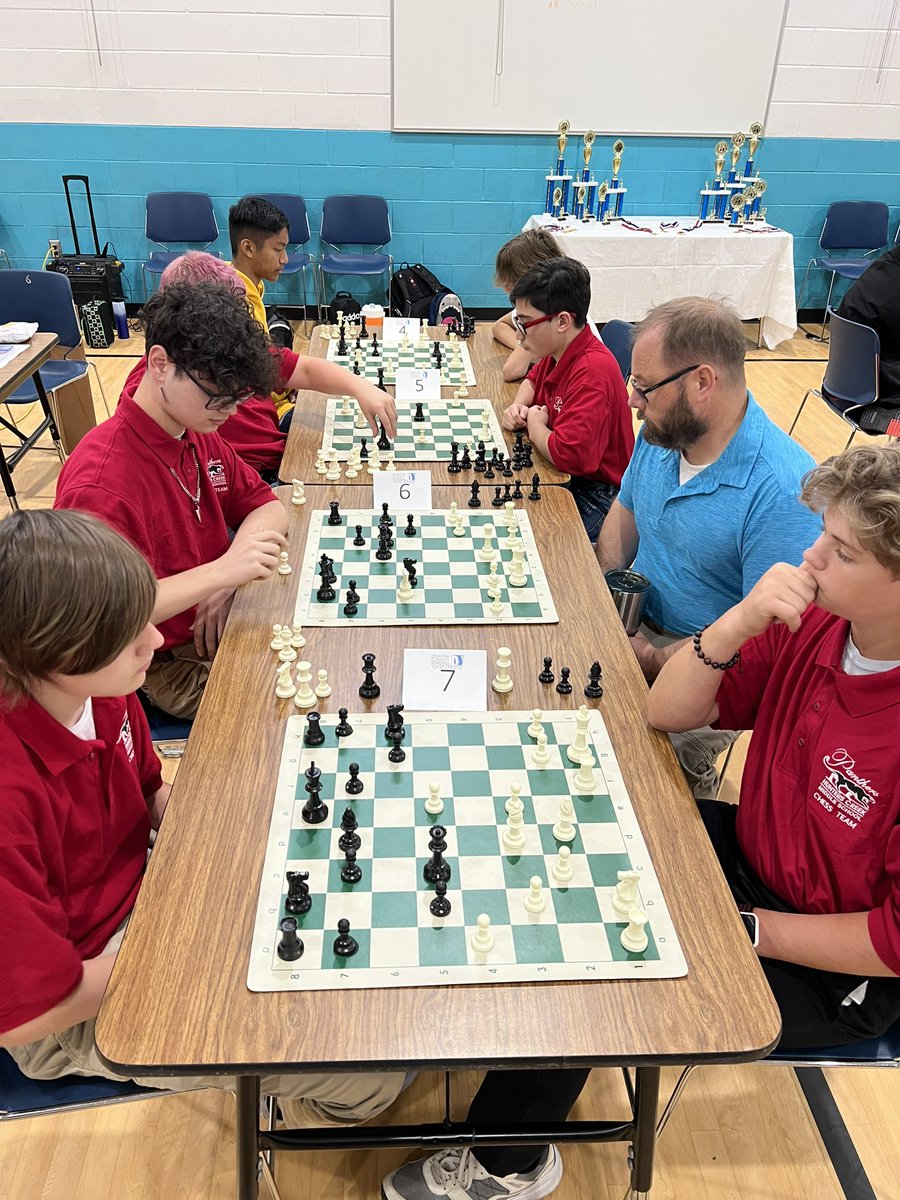 Great day watching <a href="/HuntersCreekMS/">Hunters Creek Middle</a> play in the chess tournament today! Great job Panthers!
