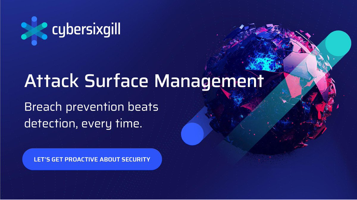 Embedded with our market-leading CTI, our brand-new ASM module eliminates threat exposure blindspots and delivers complete visibility into your organization’s attack surface ⚡

Learn more about this exciting announcement! 💥  ow.ly/XvZp104ENhA

#ASM #CTI #threatactor