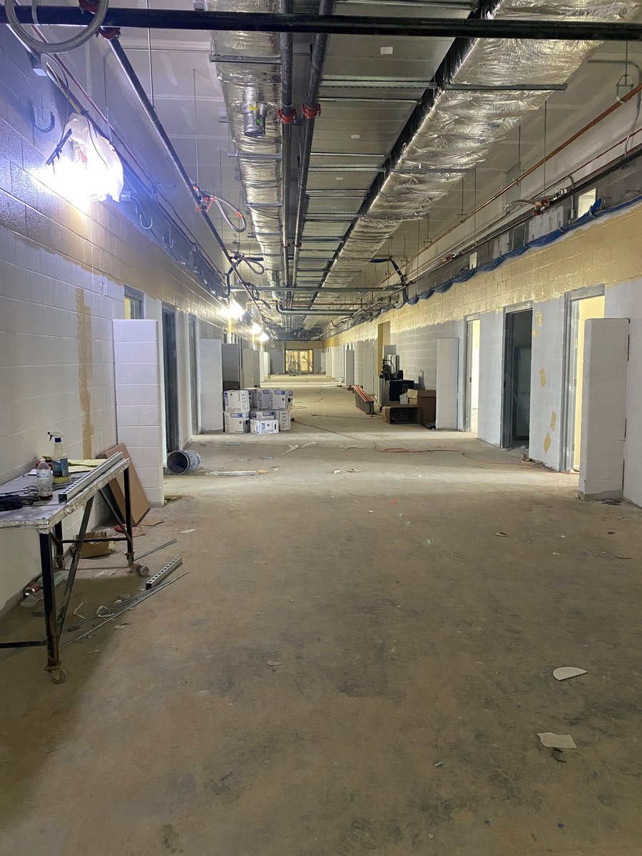 BedCoSchools's tweet photo. #ExcitingUpdates for our district! Included is an aerial of the current #CartwrightElementarySchool construction off Fairfield Pike. Next is interior progress at #CommunityHighSchool's new addition. And new doors will soon be installed at #SCHS, #CTEAnnex & #CascadeMiddleSchool. https://t.co/enoUAT643x