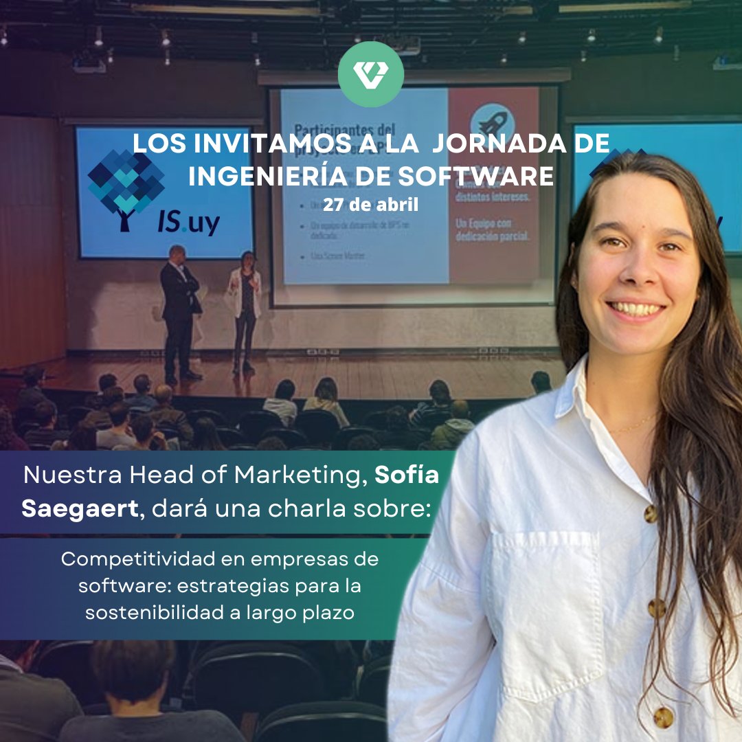 vairix's tweet photo. Este jueves 27 de abril los invitamos a la #JornadaIngenieríaSoftware , que este año son parte del Congreso Iberoamericano de Software 

En este marco, nuestra Head of marketing, Sofia Saegaert estará dando una charla.
👉Registrar en: https://t.co/QVhJxveH80

Nos vemos ahí!🙌 https://t.co/2IYDknT9xy