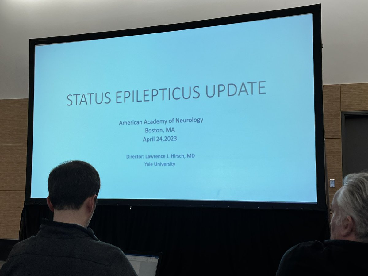 MFBilal's tweet photo. Status Epilepticus update in room 102AB-happening now!
@AANmember #AAN2023 #AANAM #NeuroTwitter https://t.co/rHiXVQMLaK