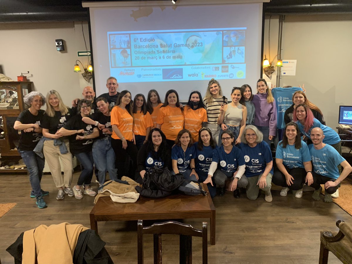 bcnsalutgames's tweet photo. Grup BN d’escape room dels @bcnsalutgames 2023. Els equips de @parctauli @barnaclinic @CAPSBEsq #ciscotxeres i @hospitalclinic al @escapehuntbcn L’olimpíada solidària de la #salut i #recerca. 🔎🔍🔎🔍🕵️🕵️🕵️Moltes gràcies a @LindeGasEspana per posar color a l’olimpíada https://t.co/RlBEtnuXG1