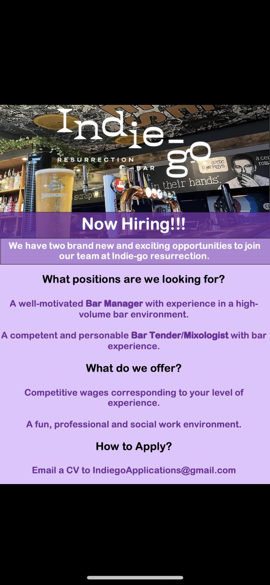 IGResurrection's tweet image. Now hiring! 

Job opportunities in two exciting roles. 

Want to join our team? Email a CV over to IndiegoApplications@gmail.com